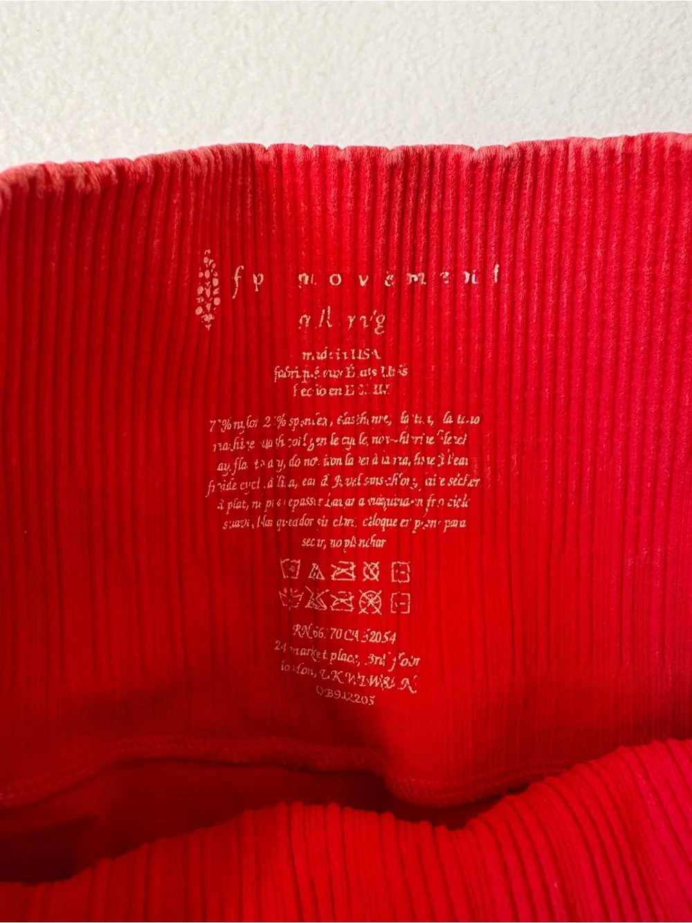 Free People Movement Good Karma Leggings Cherry Red ( s/m)